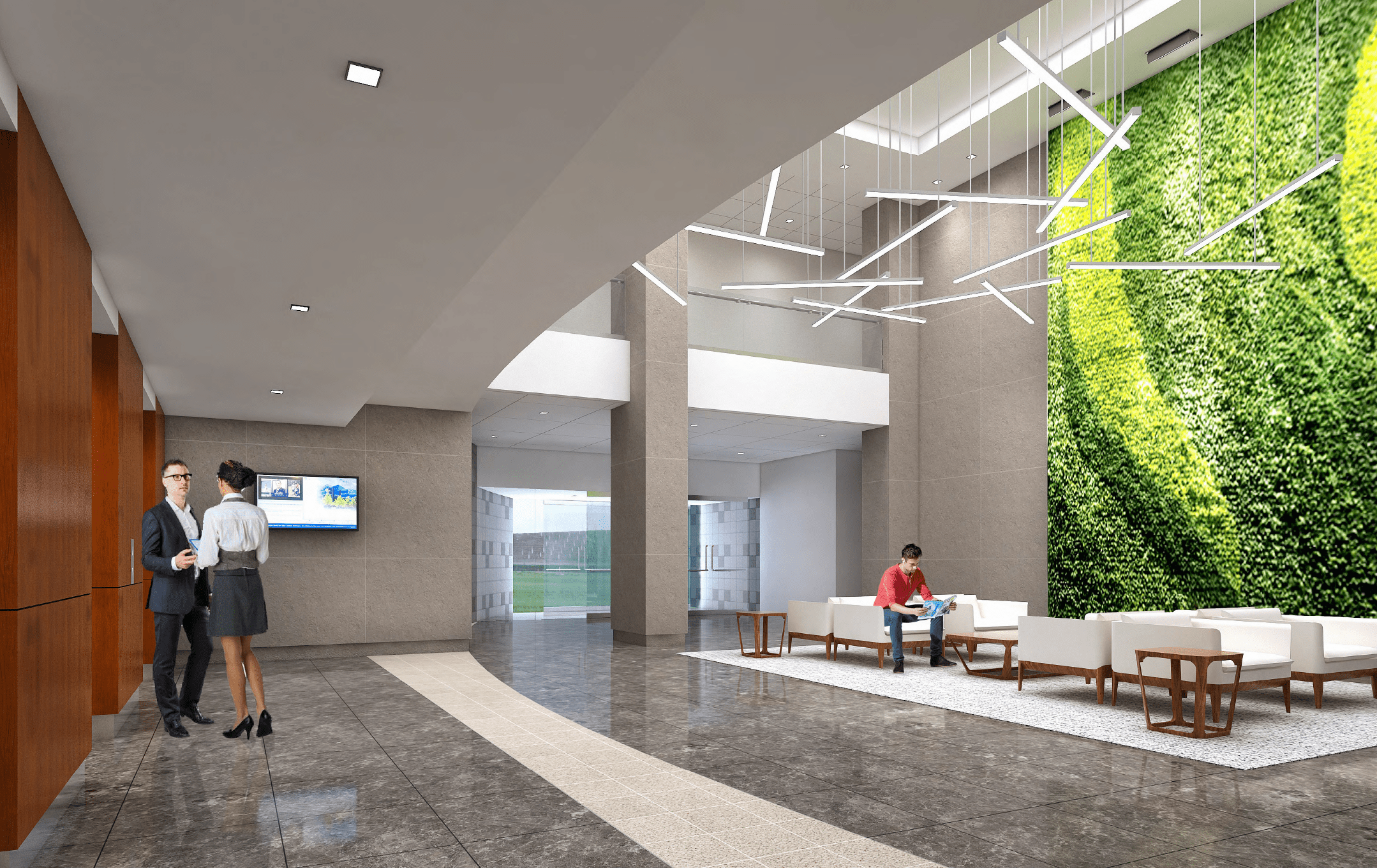 2201 Lobby 2 - Metro Offices exterior Private Office Space for Rent In Herndon